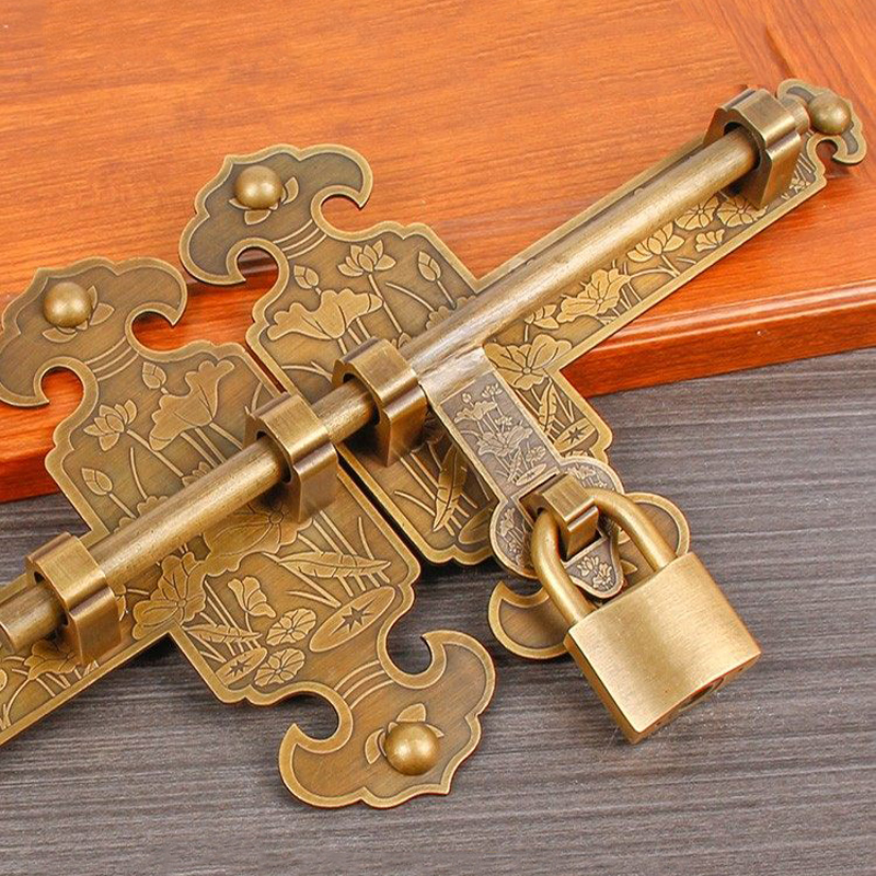 Chinese Vintage Solid Brass Do - Furniture Hardware Fitting reseña y precio