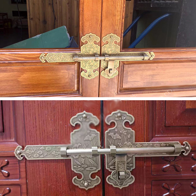 Chinese Vintage Solid Brass Do - Furniture Hardware Fitting reseña y precio