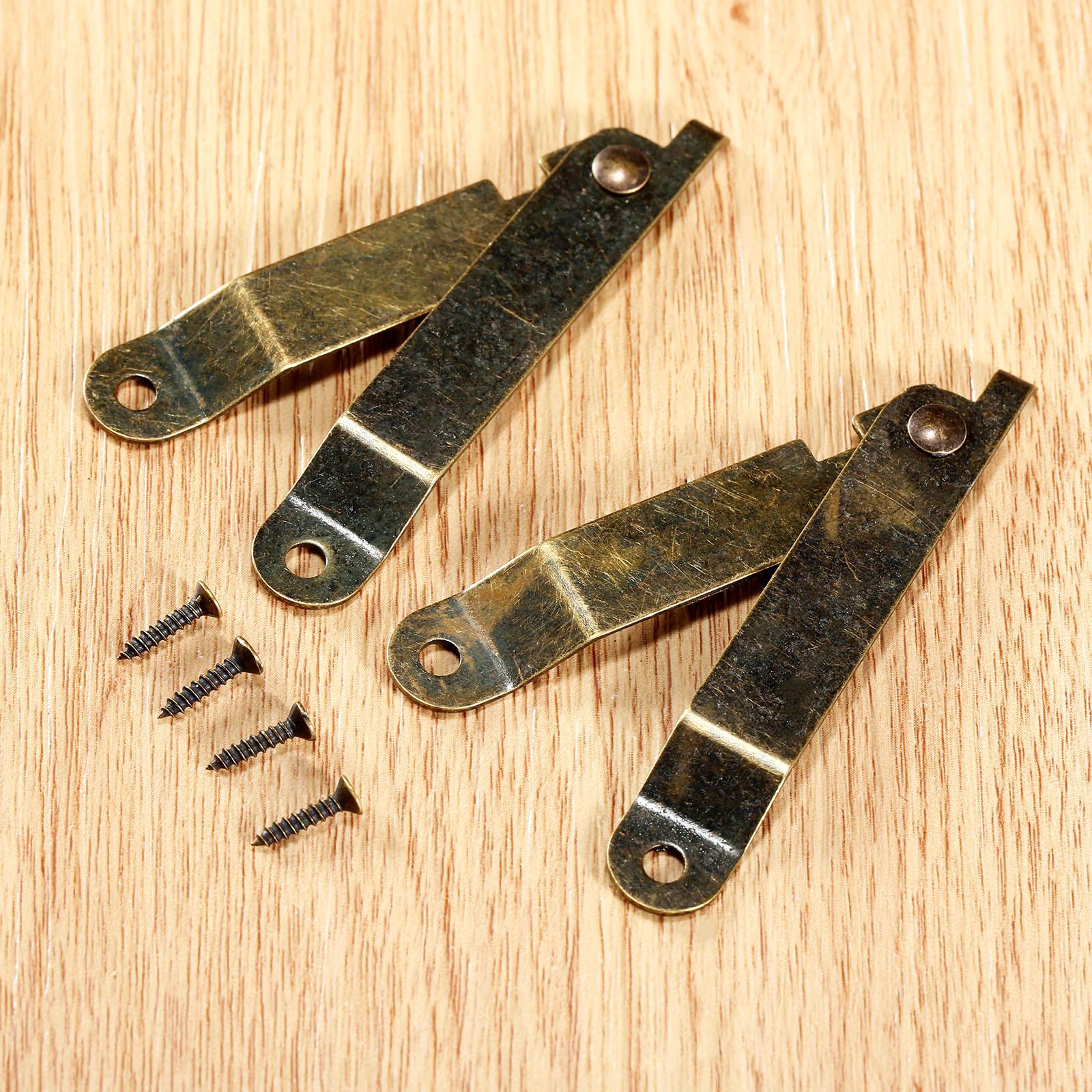 2pcs Antique Bronze Iron Lid S - Furniture Hardware Display reseña y precio