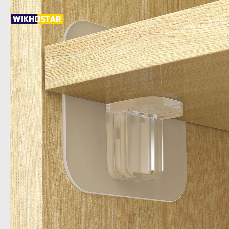 WIKHOSTAR 4/10pcs Adhesive She - Shelf Peg Support reseña y precio