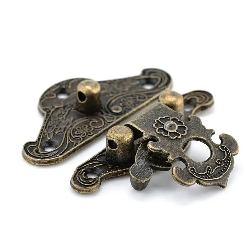 5-20pcs Vintage Metal Hasp Lat - Furniture Hardware Decorative reseña y precio
