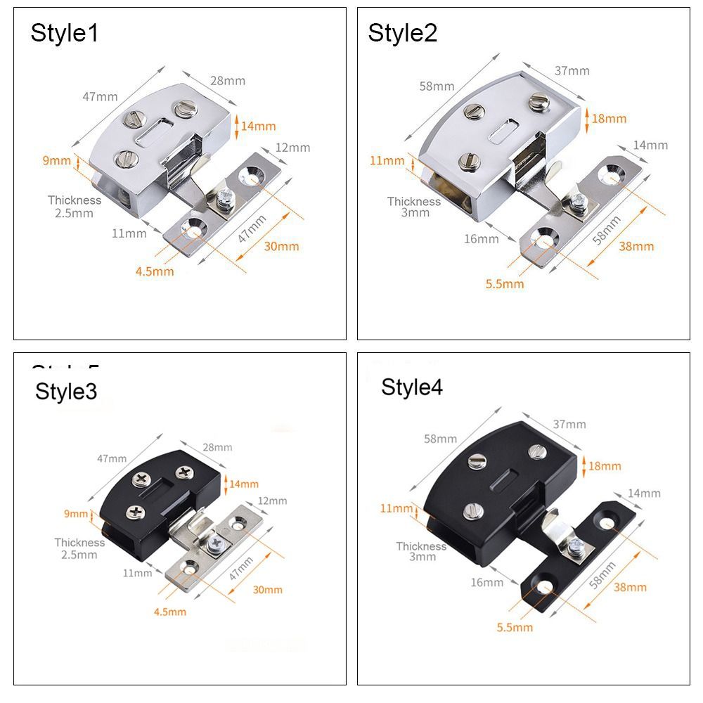 Glass cabinet door hinge cabin - Furniture Hardware Display reseña y precio
