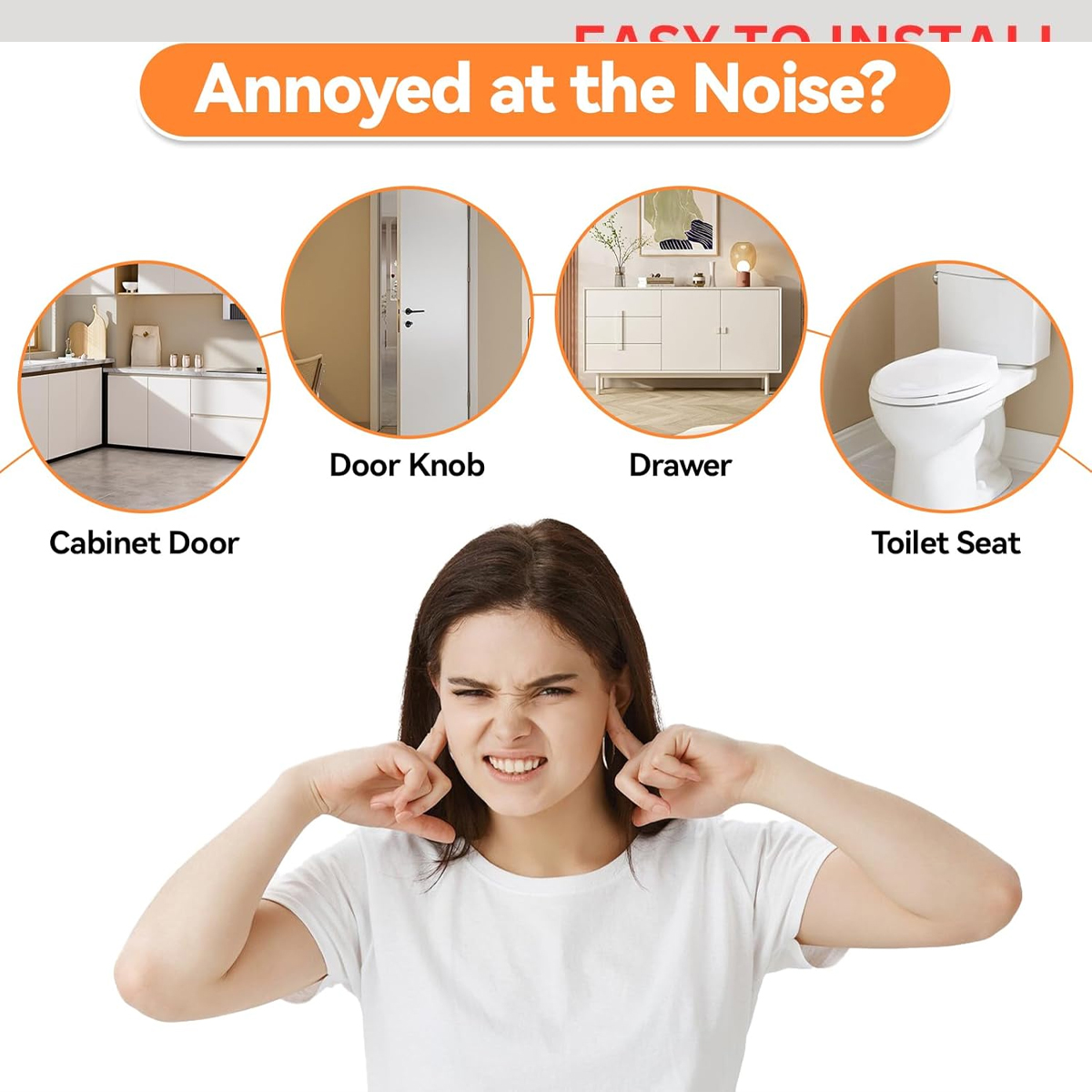 Silicone Soft Rubber Anti-Coll - Furniture Hardware Latch reseña y precio