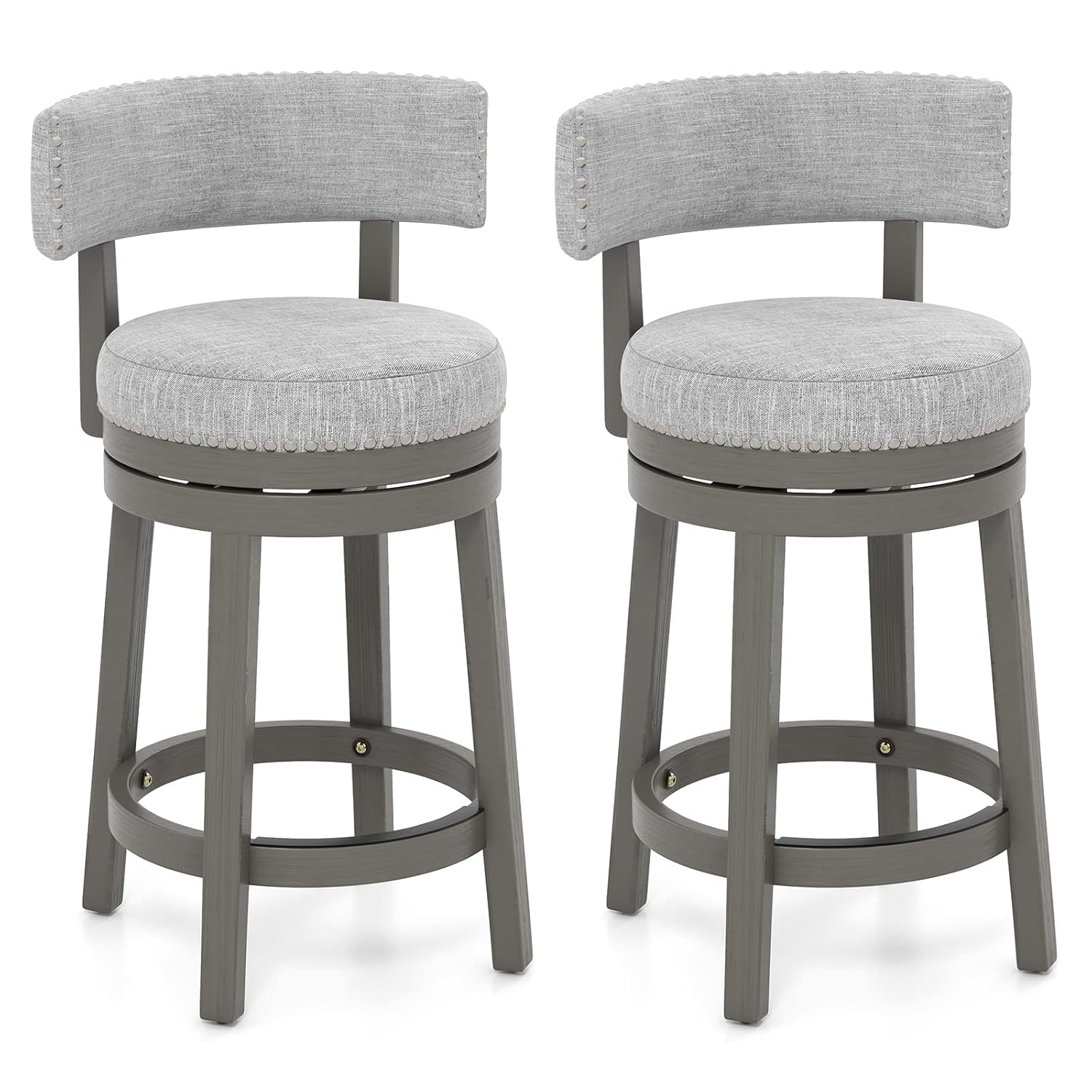 Bar Stool Set of 2, 27-inch 36 - Furniture Leg Set reseña y precio