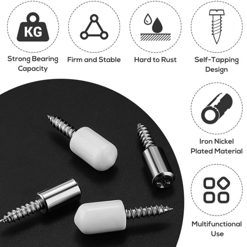 New 100-10PCS Self Tapping Scr - Shelf Peg Support reseña y precio