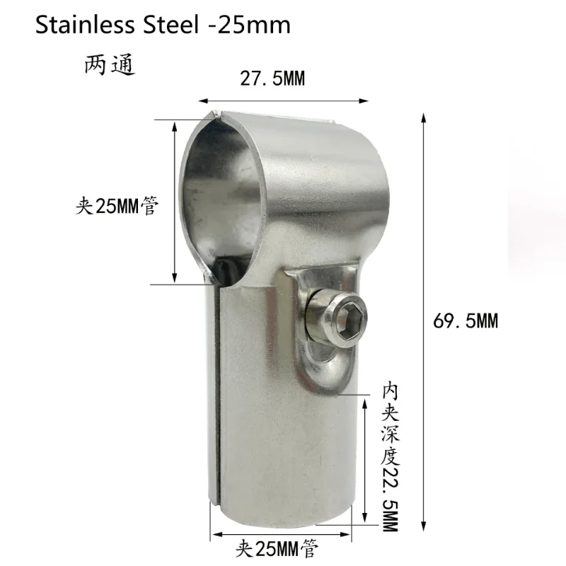 1pcs 25mm Round Pipe Joint Sta - Furniture Hardware Display reseña y precio